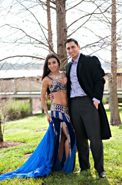 orlando belly dancer and her boyfriend