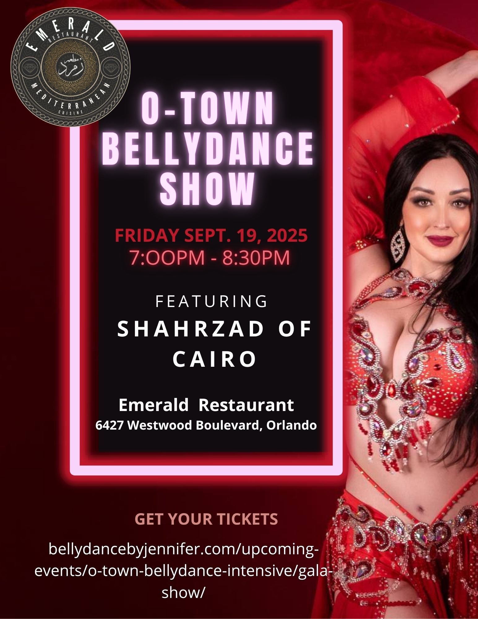 o-town bellydance show sept 19 2025 orlando