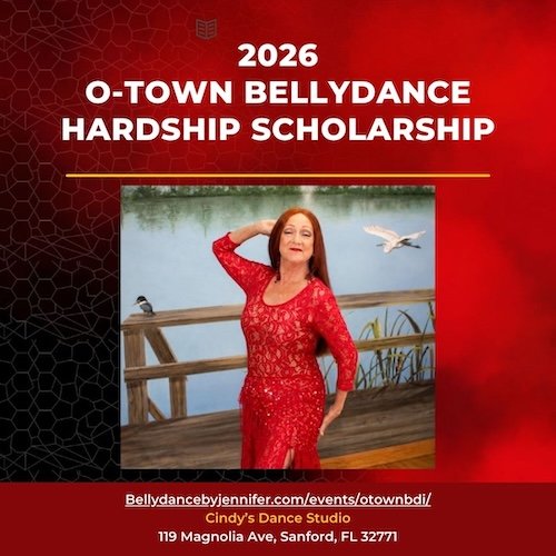 otown bellydance intensive 2026 Scholarship Program winner Instagram Post